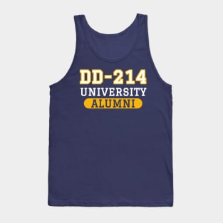 Patriotic DD-214 University Alumni Tank Top